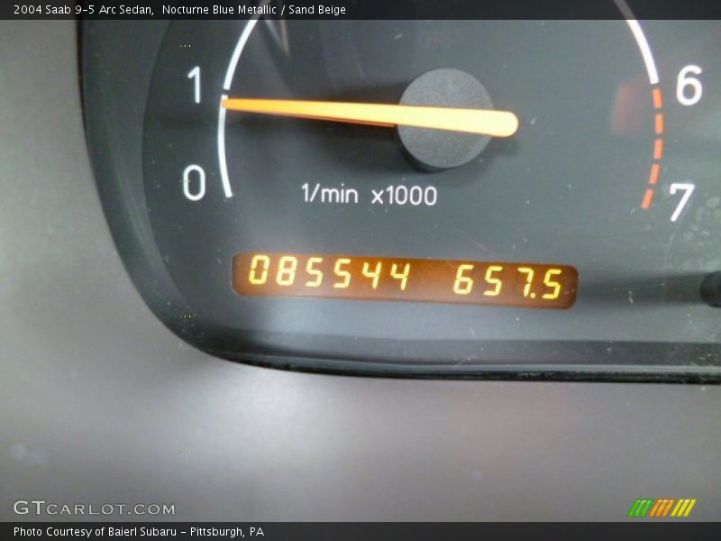 Nocturne Blue Metallic / Sand Beige 2004 Saab 9-5 Arc Sedan