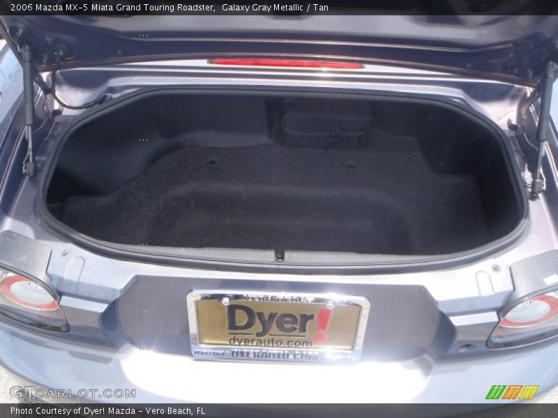 Galaxy Gray Metallic / Tan 2006 Mazda MX-5 Miata Grand Touring Roadster