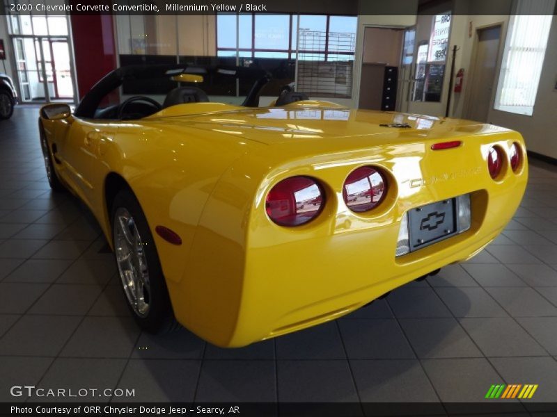 Millennium Yellow / Black 2000 Chevrolet Corvette Convertible