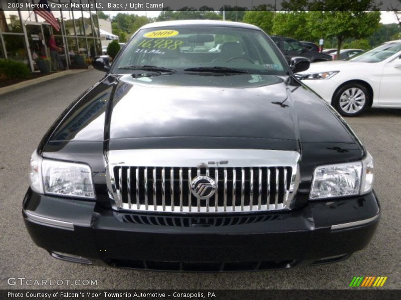 Black / Light Camel 2009 Mercury Grand Marquis LS