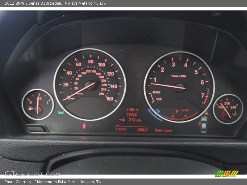 Mojave Metallic / Black 2012 BMW 3 Series 328i Sedan