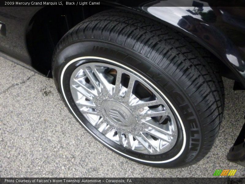 Black / Light Camel 2009 Mercury Grand Marquis LS