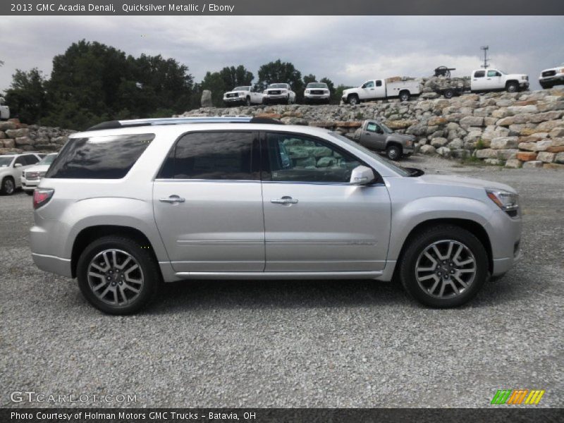 Quicksilver Metallic / Ebony 2013 GMC Acadia Denali
