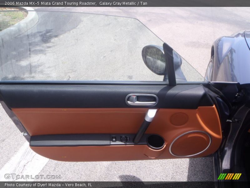 Galaxy Gray Metallic / Tan 2006 Mazda MX-5 Miata Grand Touring Roadster