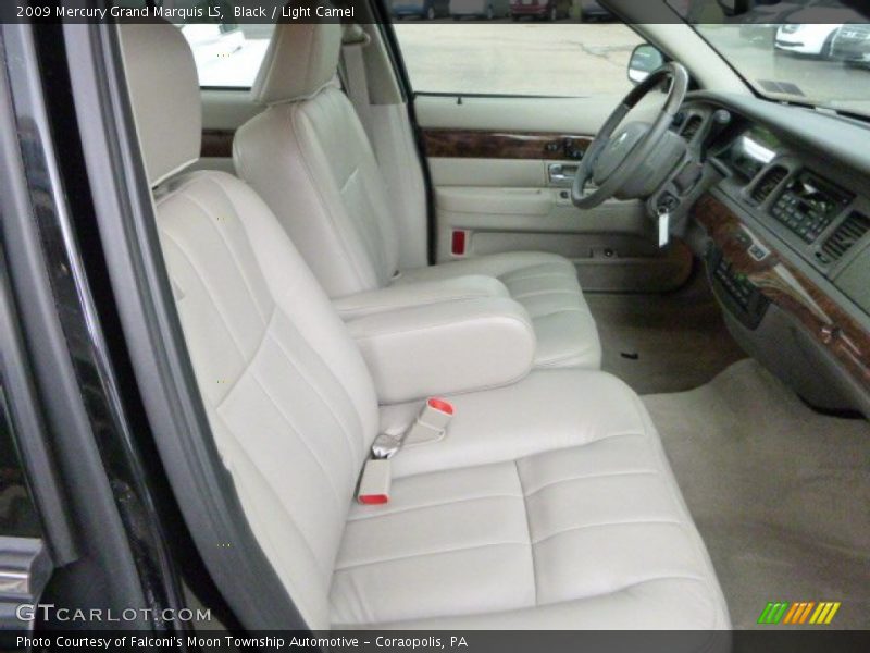 Black / Light Camel 2009 Mercury Grand Marquis LS