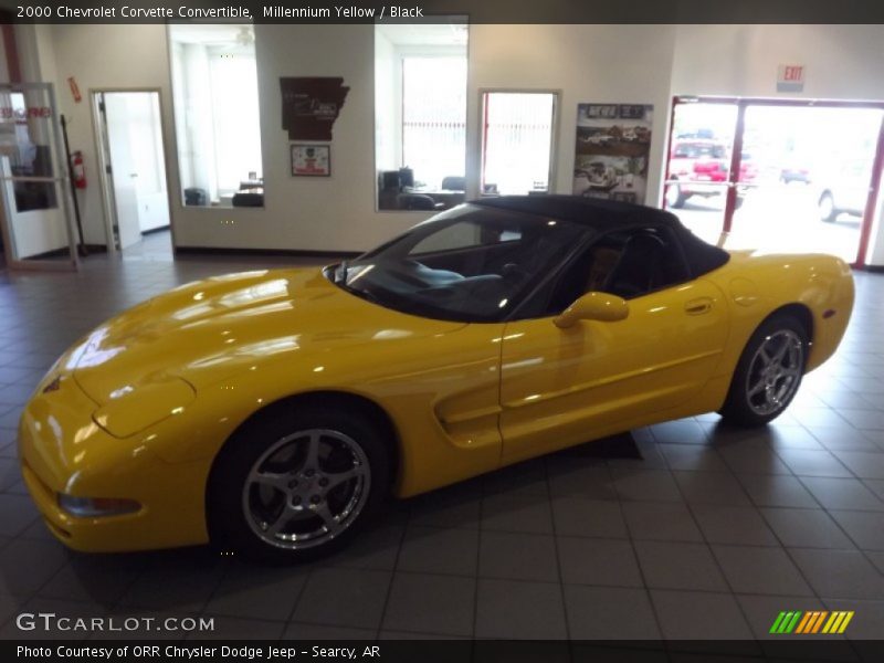Millennium Yellow / Black 2000 Chevrolet Corvette Convertible