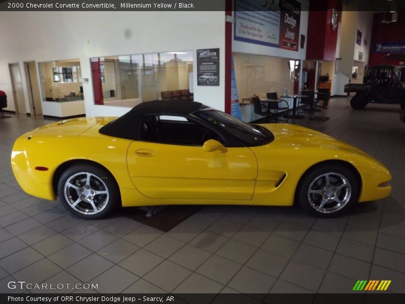 Millennium Yellow / Black 2000 Chevrolet Corvette Convertible