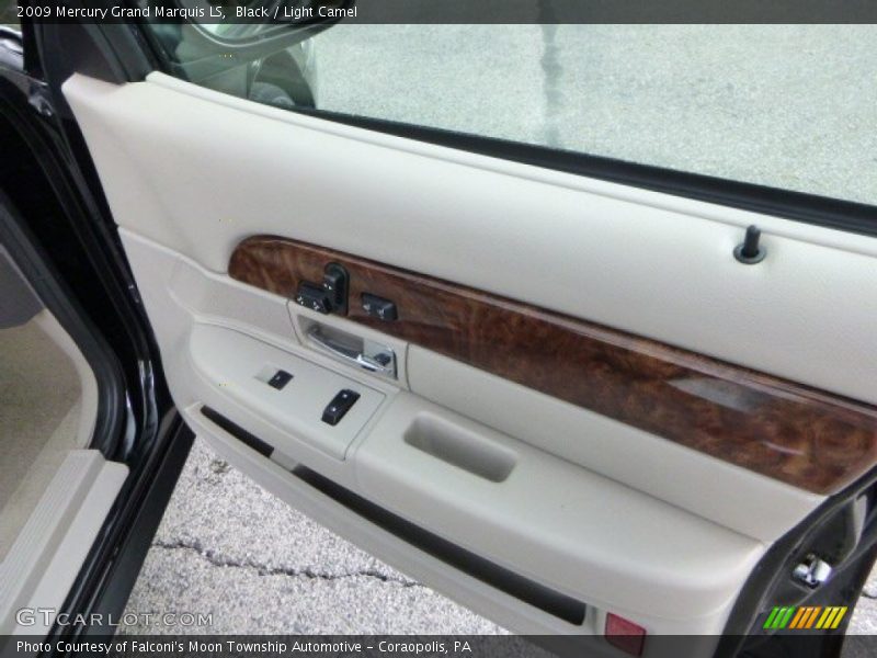 Black / Light Camel 2009 Mercury Grand Marquis LS