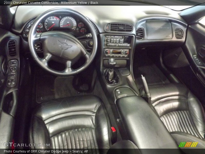 Millennium Yellow / Black 2000 Chevrolet Corvette Convertible