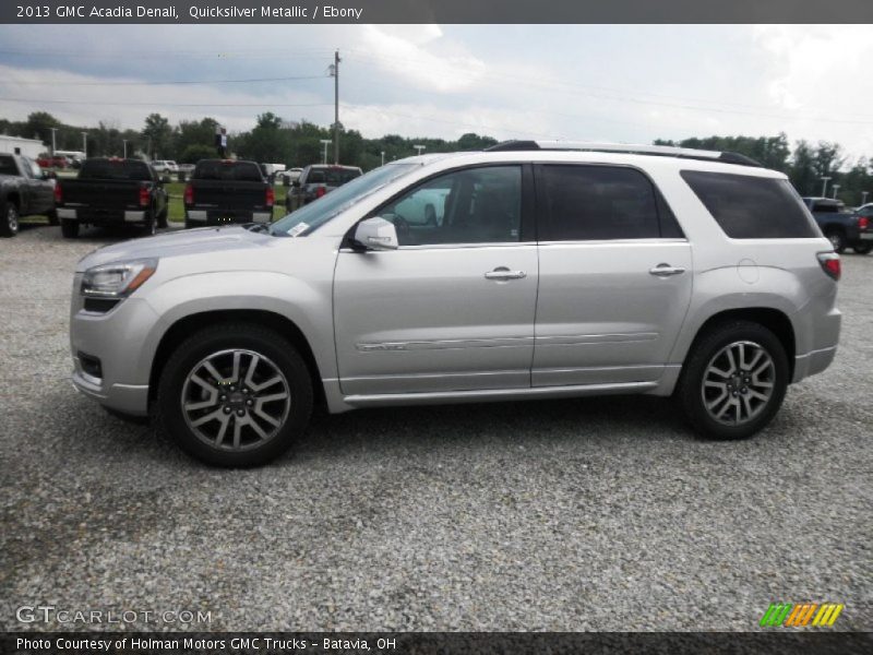 Quicksilver Metallic / Ebony 2013 GMC Acadia Denali