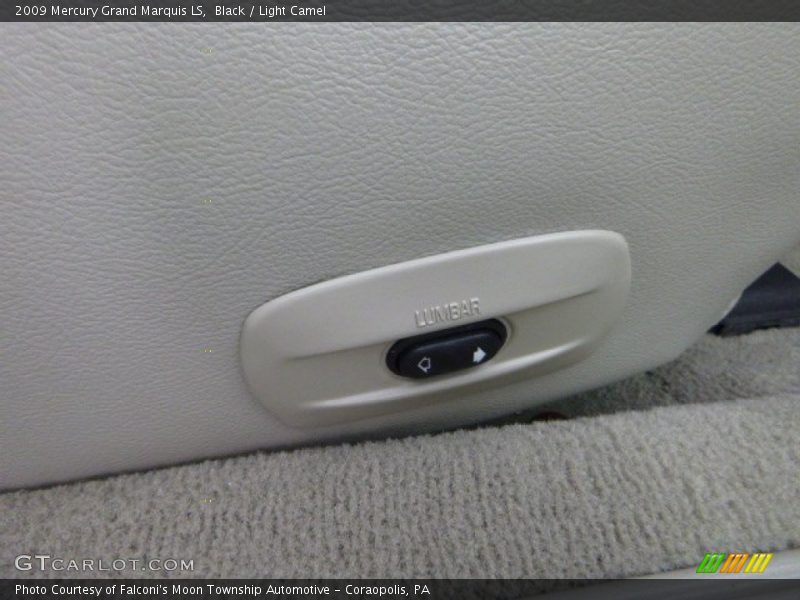 Black / Light Camel 2009 Mercury Grand Marquis LS