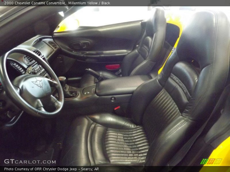 Millennium Yellow / Black 2000 Chevrolet Corvette Convertible