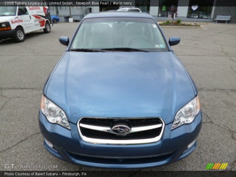 Newport Blue Pearl / Warm Ivory 2008 Subaru Legacy 2.5i Limited Sedan
