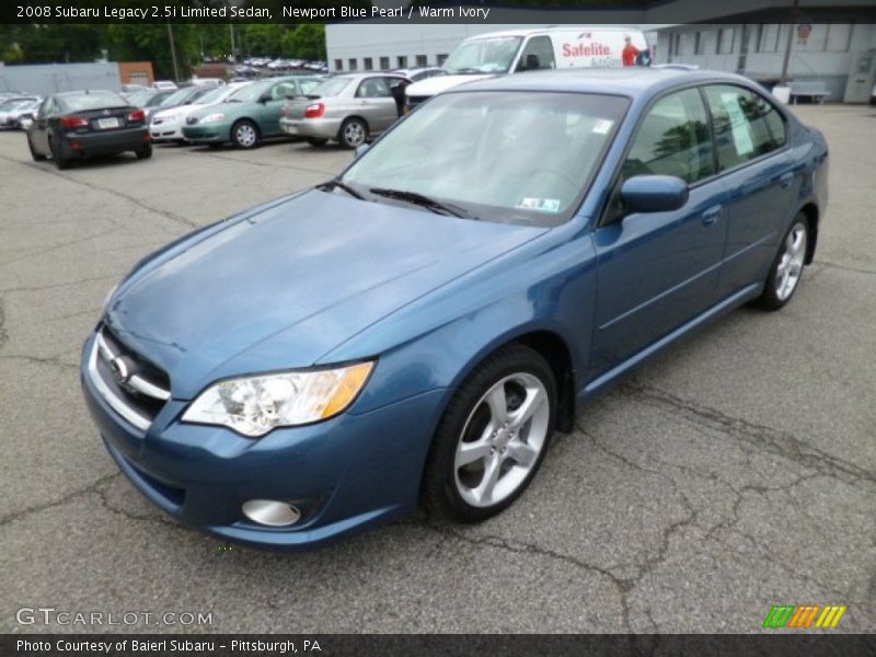 Newport Blue Pearl / Warm Ivory 2008 Subaru Legacy 2.5i Limited Sedan