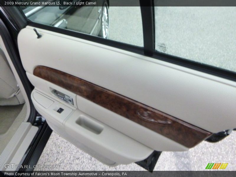 Black / Light Camel 2009 Mercury Grand Marquis LS