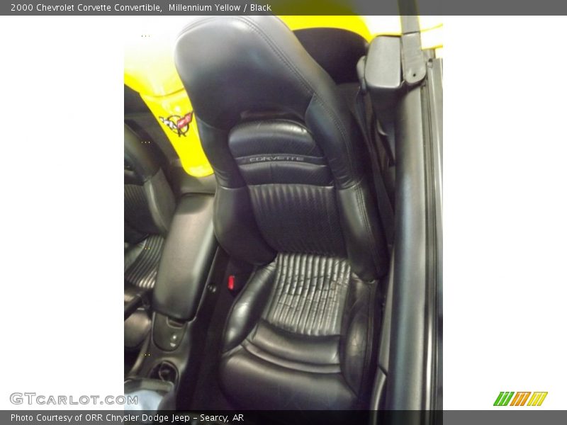 Millennium Yellow / Black 2000 Chevrolet Corvette Convertible