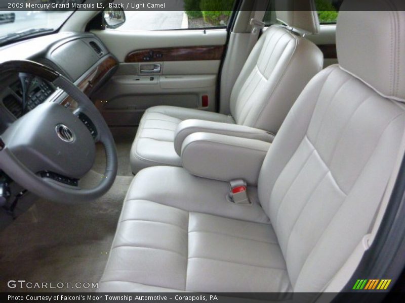 Black / Light Camel 2009 Mercury Grand Marquis LS