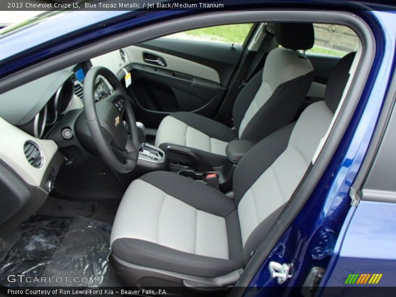 Blue Topaz Metallic / Jet Black/Medium Titanium 2013 Chevrolet Cruze LS