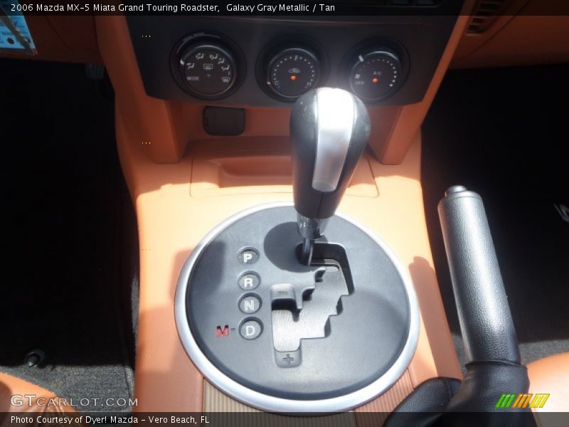 Galaxy Gray Metallic / Tan 2006 Mazda MX-5 Miata Grand Touring Roadster
