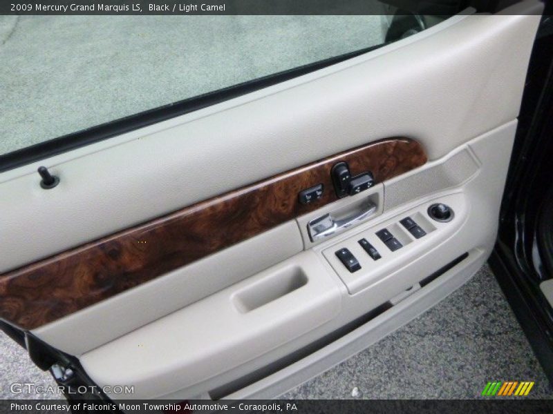 Black / Light Camel 2009 Mercury Grand Marquis LS