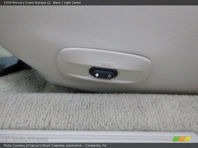 Black / Light Camel 2009 Mercury Grand Marquis LS
