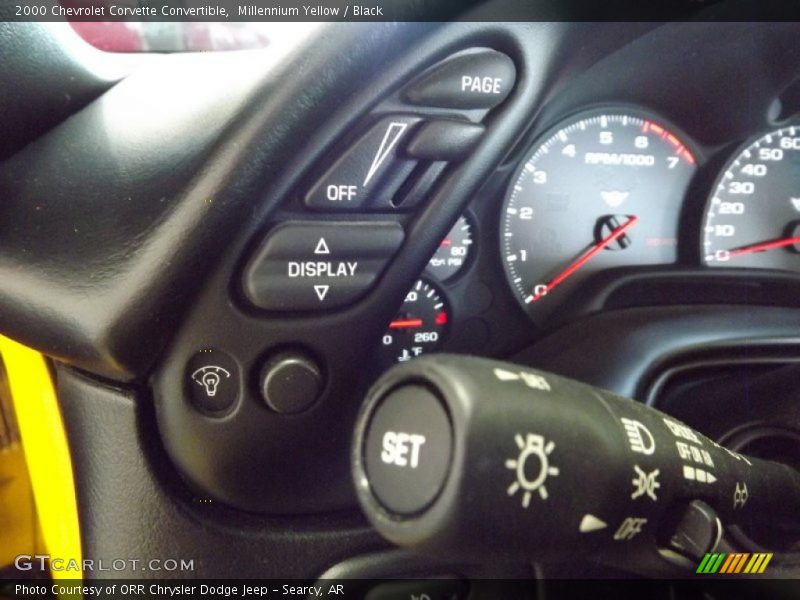 Millennium Yellow / Black 2000 Chevrolet Corvette Convertible
