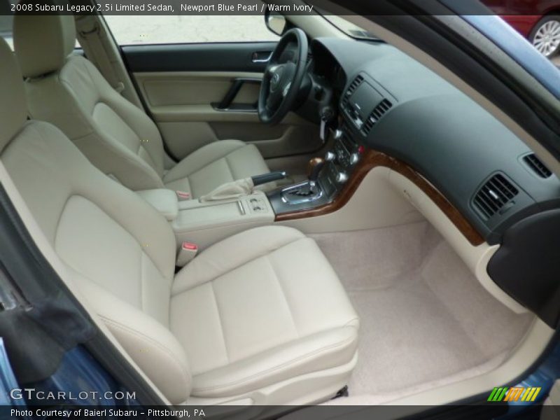 Newport Blue Pearl / Warm Ivory 2008 Subaru Legacy 2.5i Limited Sedan