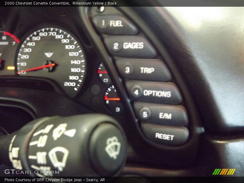 Millennium Yellow / Black 2000 Chevrolet Corvette Convertible