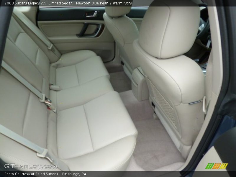 Newport Blue Pearl / Warm Ivory 2008 Subaru Legacy 2.5i Limited Sedan