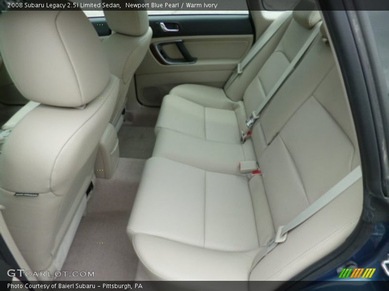 Newport Blue Pearl / Warm Ivory 2008 Subaru Legacy 2.5i Limited Sedan