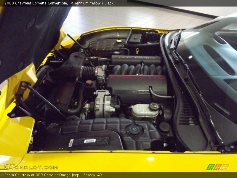 Millennium Yellow / Black 2000 Chevrolet Corvette Convertible