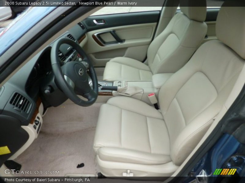 Newport Blue Pearl / Warm Ivory 2008 Subaru Legacy 2.5i Limited Sedan