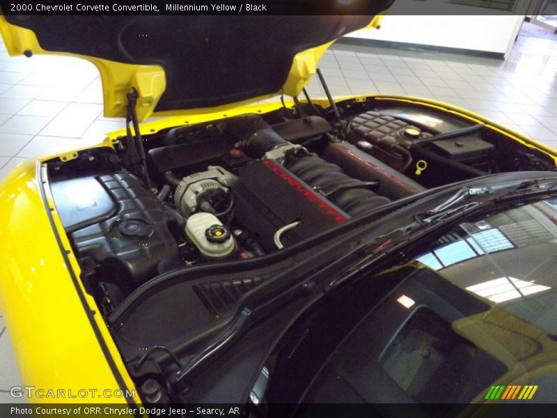 Millennium Yellow / Black 2000 Chevrolet Corvette Convertible