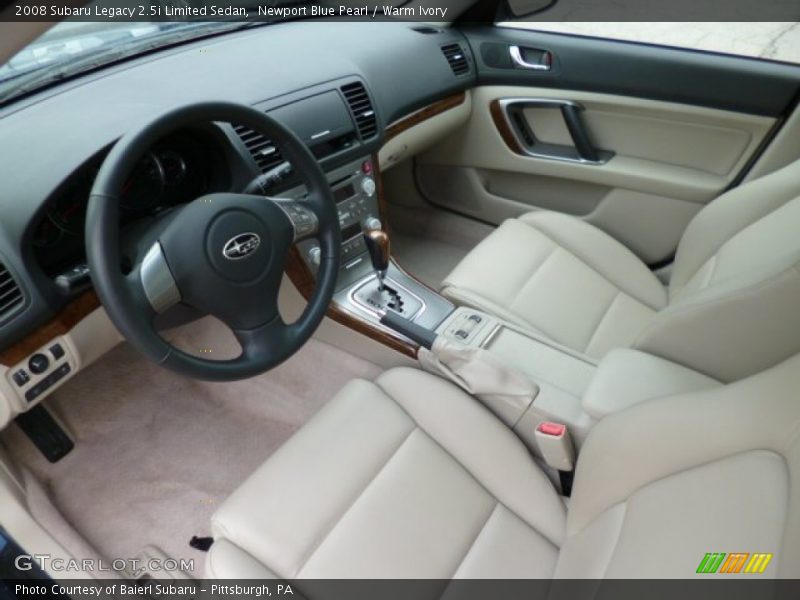 Newport Blue Pearl / Warm Ivory 2008 Subaru Legacy 2.5i Limited Sedan