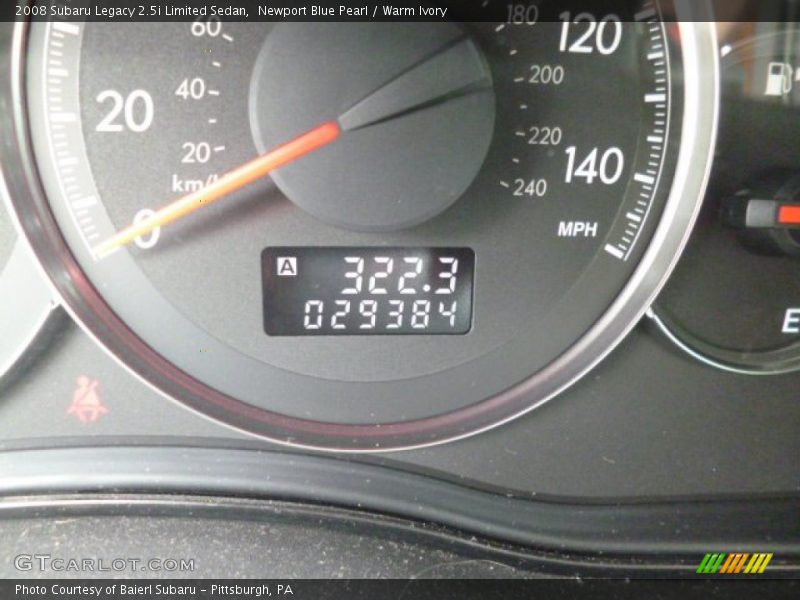 Newport Blue Pearl / Warm Ivory 2008 Subaru Legacy 2.5i Limited Sedan