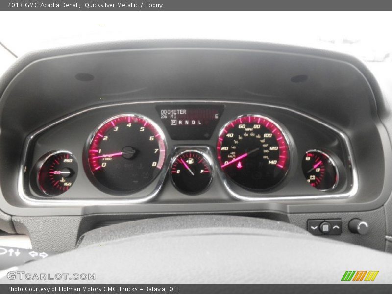 Quicksilver Metallic / Ebony 2013 GMC Acadia Denali