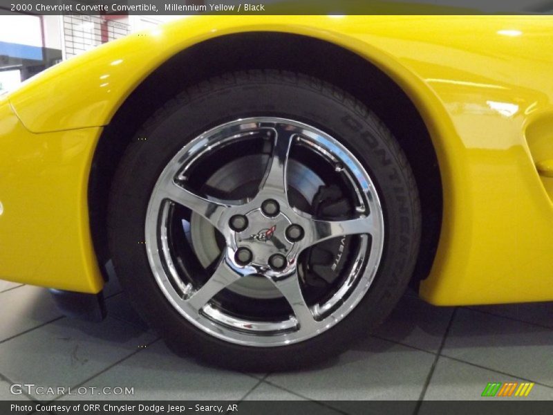 Millennium Yellow / Black 2000 Chevrolet Corvette Convertible