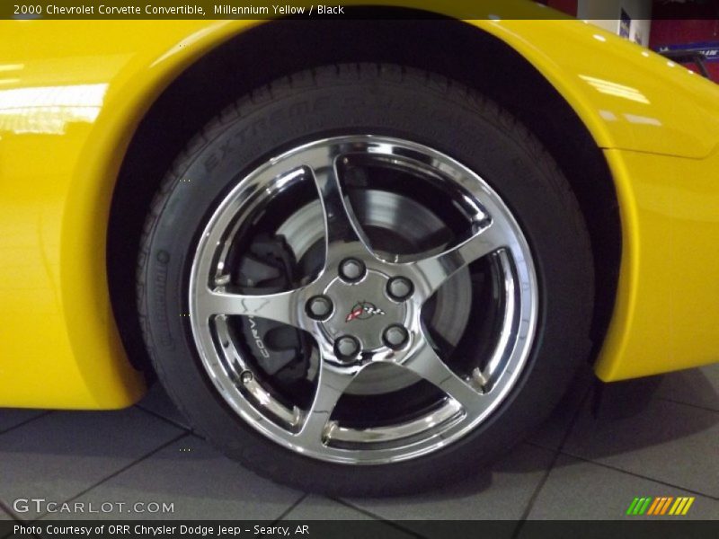 Millennium Yellow / Black 2000 Chevrolet Corvette Convertible