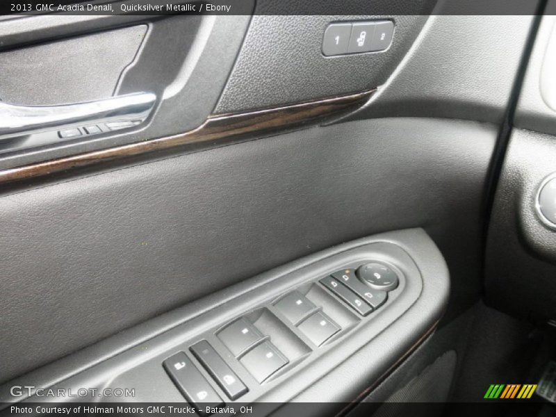 Quicksilver Metallic / Ebony 2013 GMC Acadia Denali