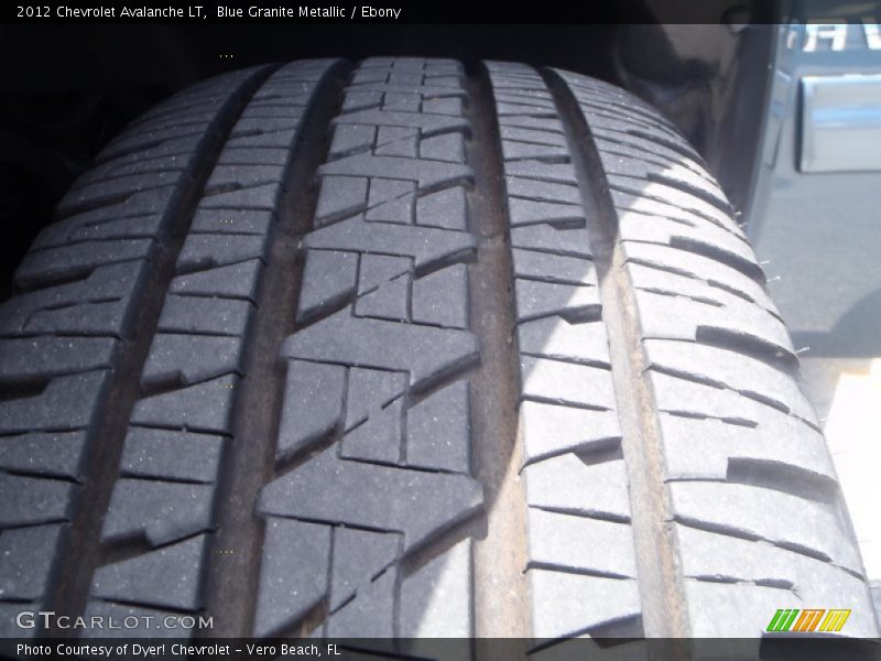 Blue Granite Metallic / Ebony 2012 Chevrolet Avalanche LT