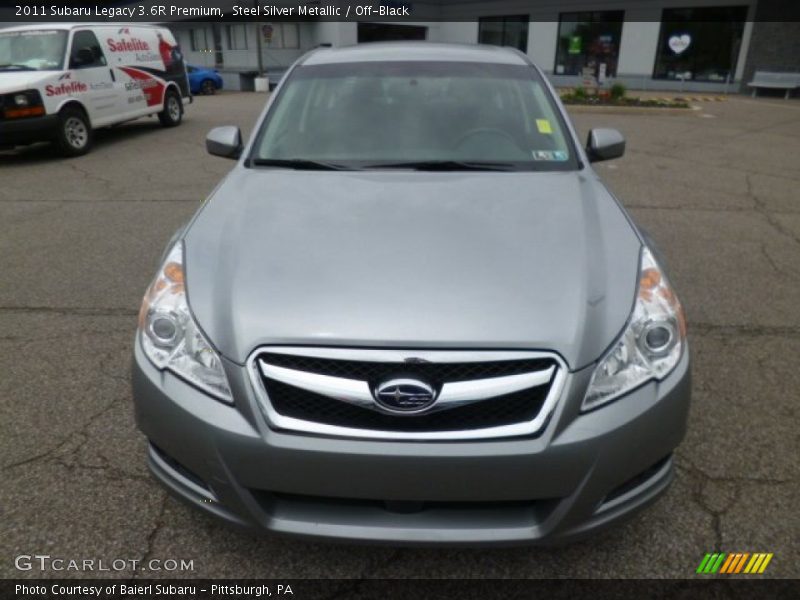 Steel Silver Metallic / Off-Black 2011 Subaru Legacy 3.6R Premium