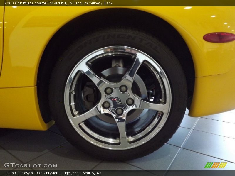 Millennium Yellow / Black 2000 Chevrolet Corvette Convertible