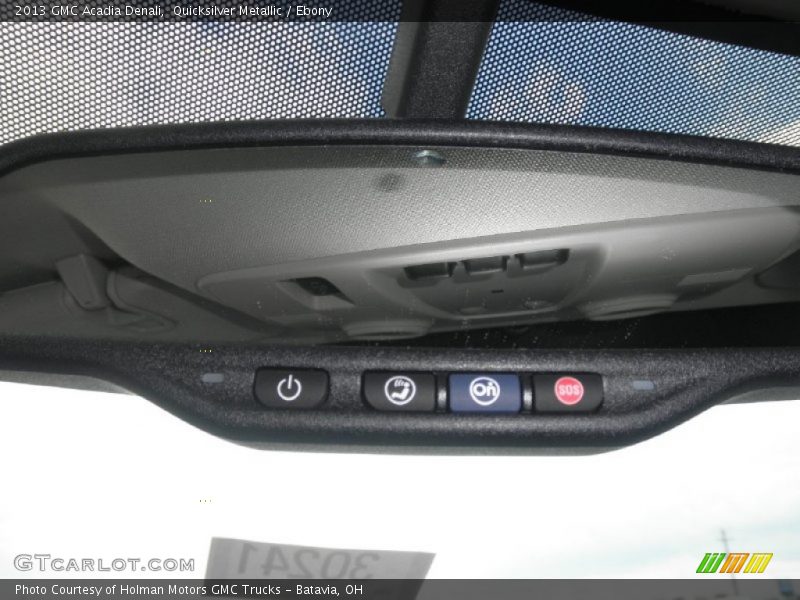 Quicksilver Metallic / Ebony 2013 GMC Acadia Denali