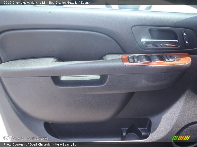 Blue Granite Metallic / Ebony 2012 Chevrolet Avalanche LT
