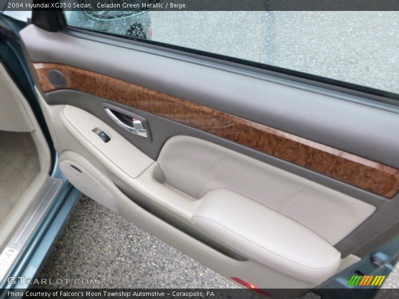 Celadon Green Metallic / Beige 2004 Hyundai XG350 Sedan