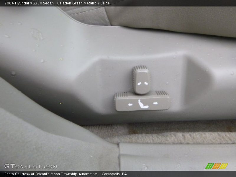Celadon Green Metallic / Beige 2004 Hyundai XG350 Sedan