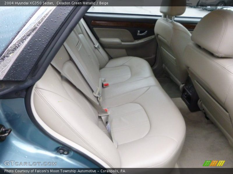 Celadon Green Metallic / Beige 2004 Hyundai XG350 Sedan