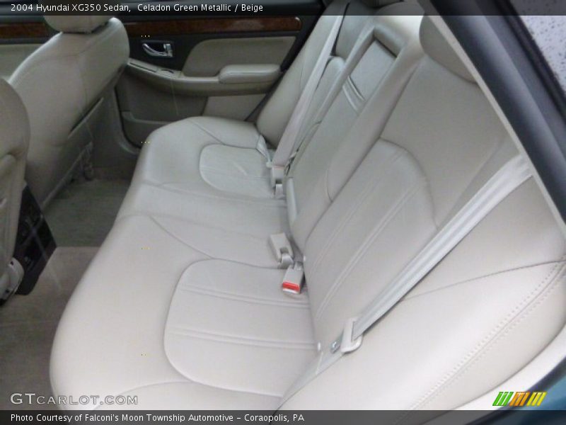 Celadon Green Metallic / Beige 2004 Hyundai XG350 Sedan