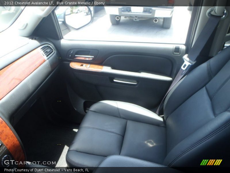 Blue Granite Metallic / Ebony 2012 Chevrolet Avalanche LT