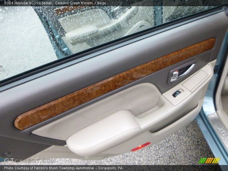 Celadon Green Metallic / Beige 2004 Hyundai XG350 Sedan
